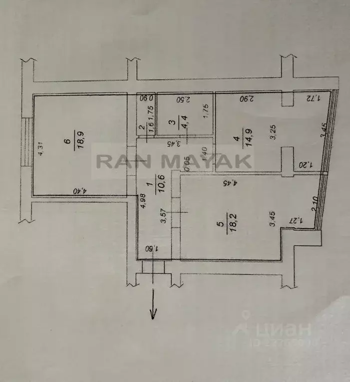 2-к кв. Адыгея, Майкоп ул. Ленина, 8 (68.6 м) - Фото 2
