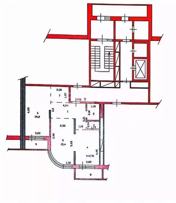 2-к кв. Пензенская область, Пенза ул. Пушкина, 15 (68.0 м) - Фото 1