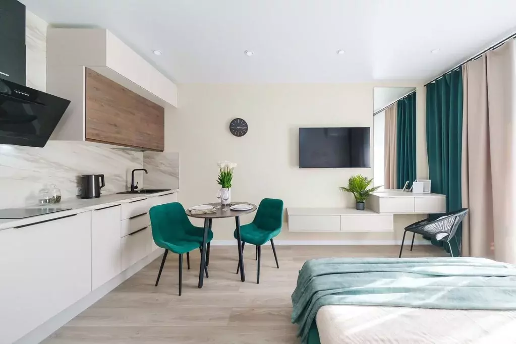 Студия Краснодарский край, Сочи ул. Искры, 88к2 (24.5 м) - Фото 1