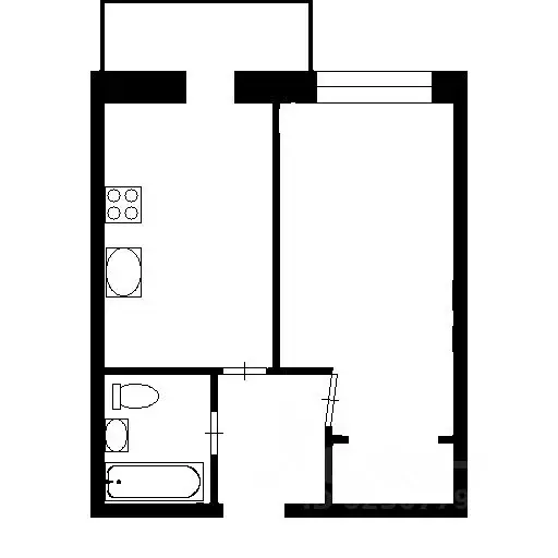 1-к кв. Воронежская область, Воронеж ул. Станкевича, 45 (43.0 м) - Фото 2