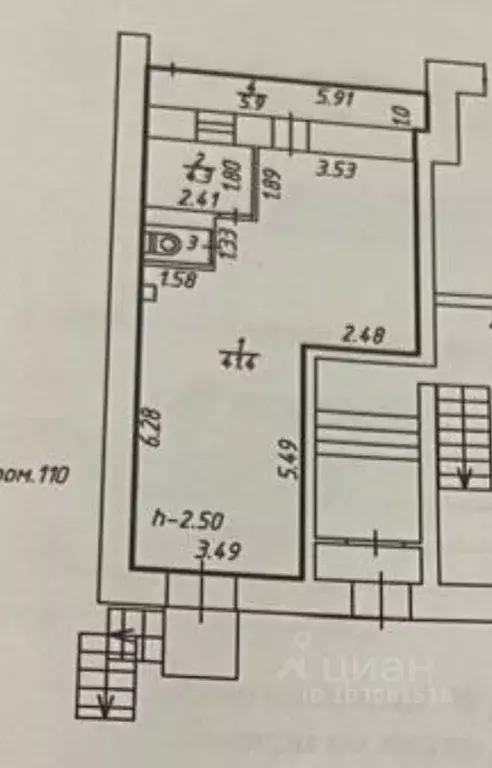 Торговая площадь в Калужская область, Калуга ул. Тельмана, 10 (53 м) - Фото 2