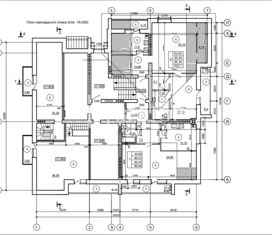 3-комнатная квартира: Кострома, улица Шагова, 120 (102 м) - Фото 1