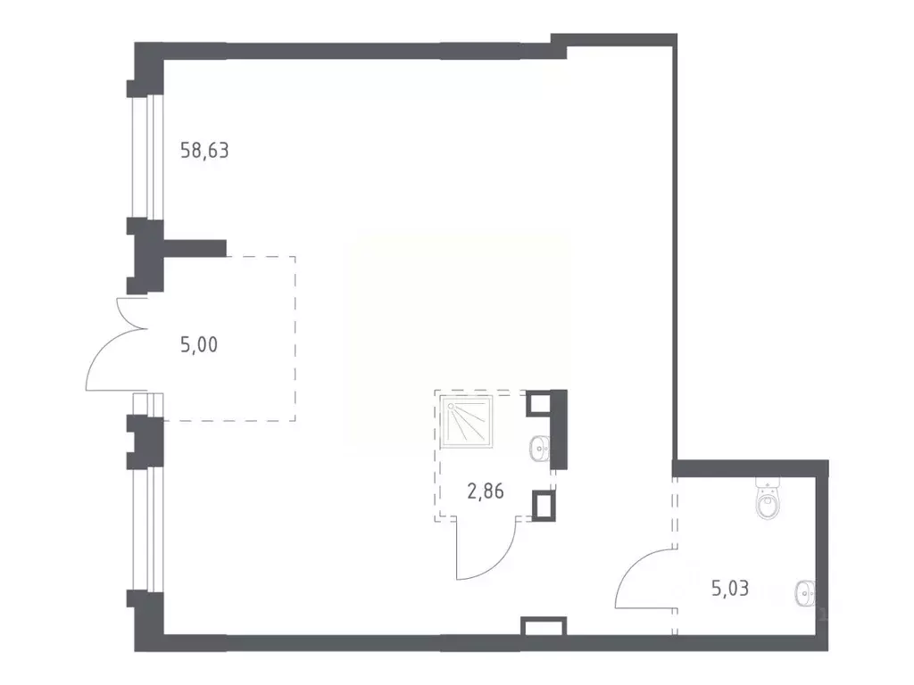 Помещение свободного назначения в Забайкальский край, Чита ... - Фото 1