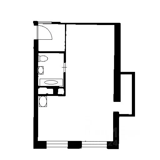 1-к кв. Самарская область, Самара просп. Карла Маркса, 4Б (41.0 м) - Фото 2