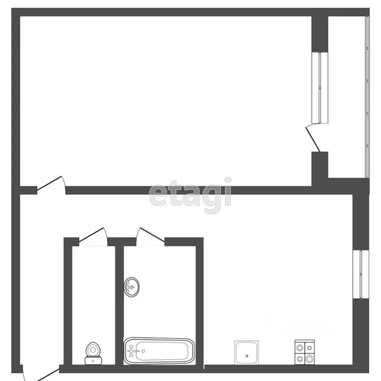 1-к кв. Мордовия, Саранск просп. 70 лет Октября, 98 (33.2 м) - Фото 2