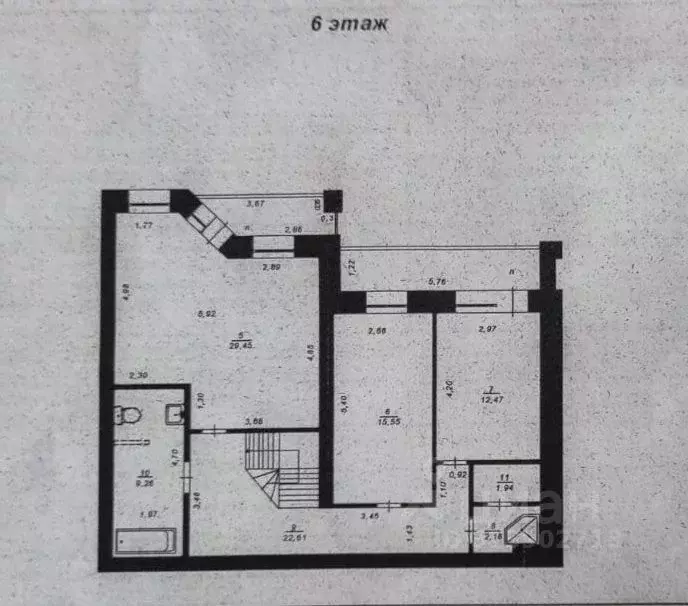 4-к кв. Ульяновская область, Димитровград Гвардейская ул., 23 (185.0 ... - Фото 1