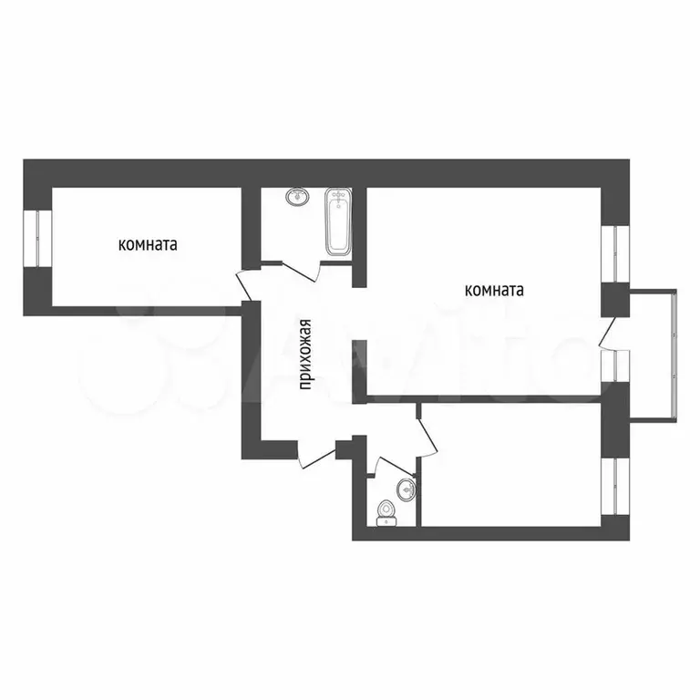 3-к. квартира, 77,1 м, 7/12 эт. - Фото 0
