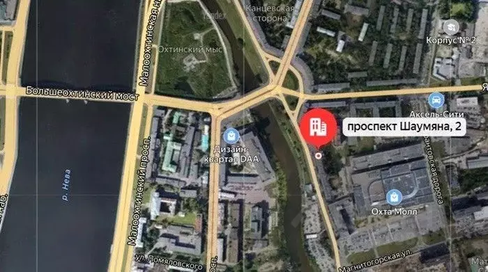 Торговая площадь в Санкт-Петербург просп. Шаумяна, 2 (100 м) - Фото 1