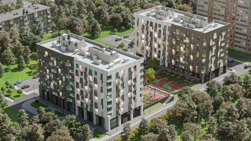 1-к кв. Московская область, Химки Сходня мкр, ул. Фрунзе, 30 (35.3 м) - Фото 2