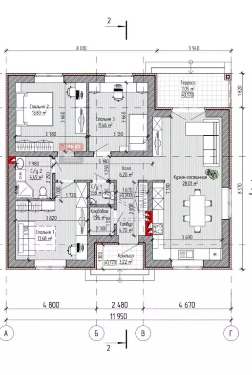 Дом в Рязанская область, Рыбновский район, Баграмовское с/пос, ... - Фото 2