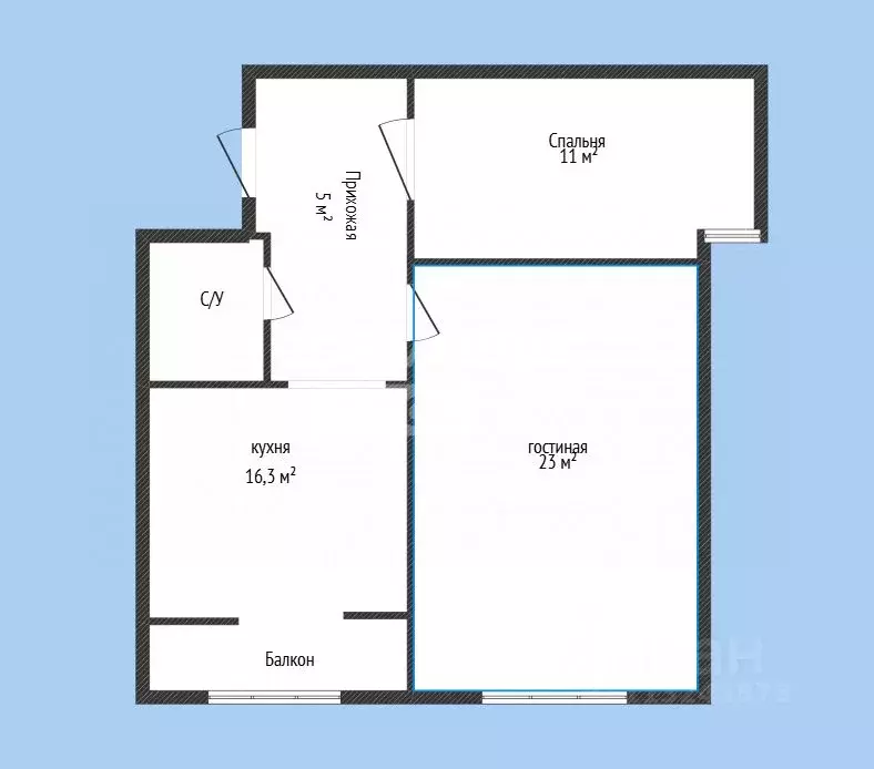2-к кв. Дагестан, Махачкала ул. Ирчи Казака, 101Гк3 (61.0 м) - Фото 1