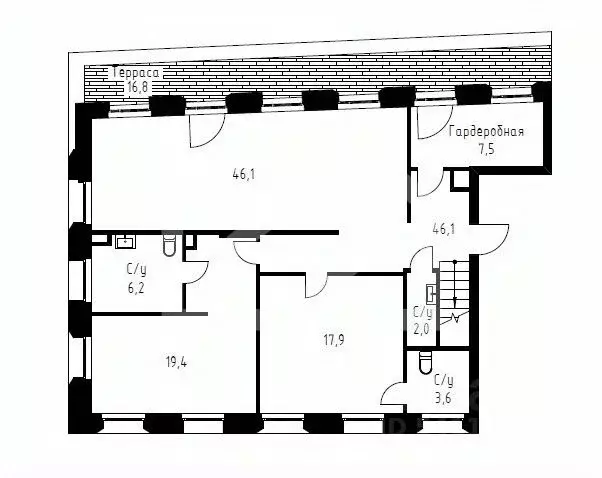 Помещение свободного назначения в Москва Пятницкая ул., 40С1 (199 м) - Фото 2