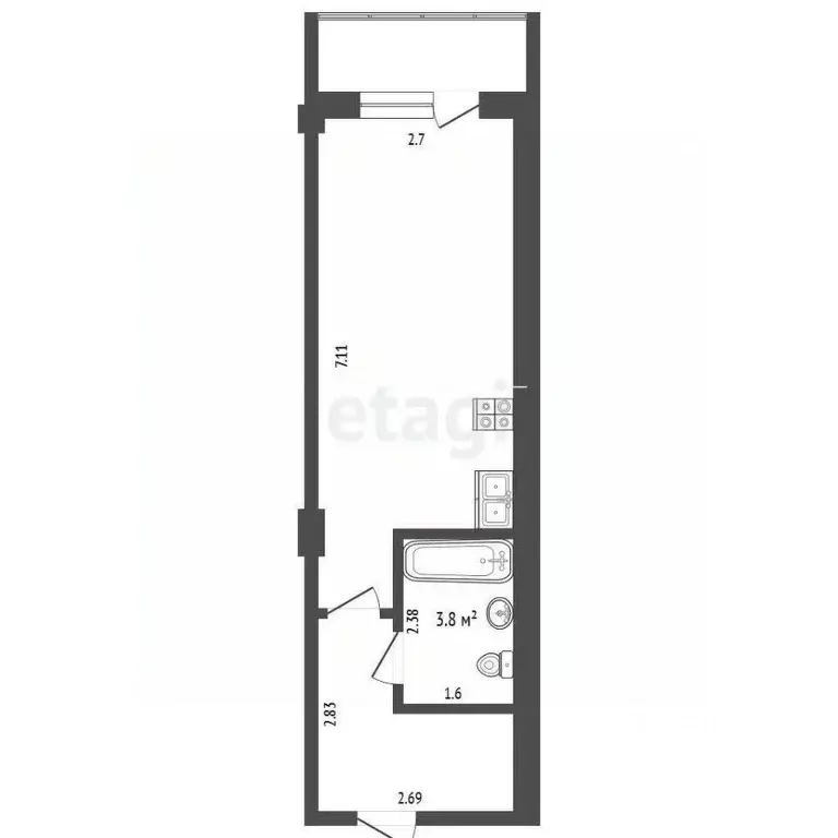 Студия Саха (Якутия), Якутск просп. Ленина, 62/1 (26.3 м) - Фото 2