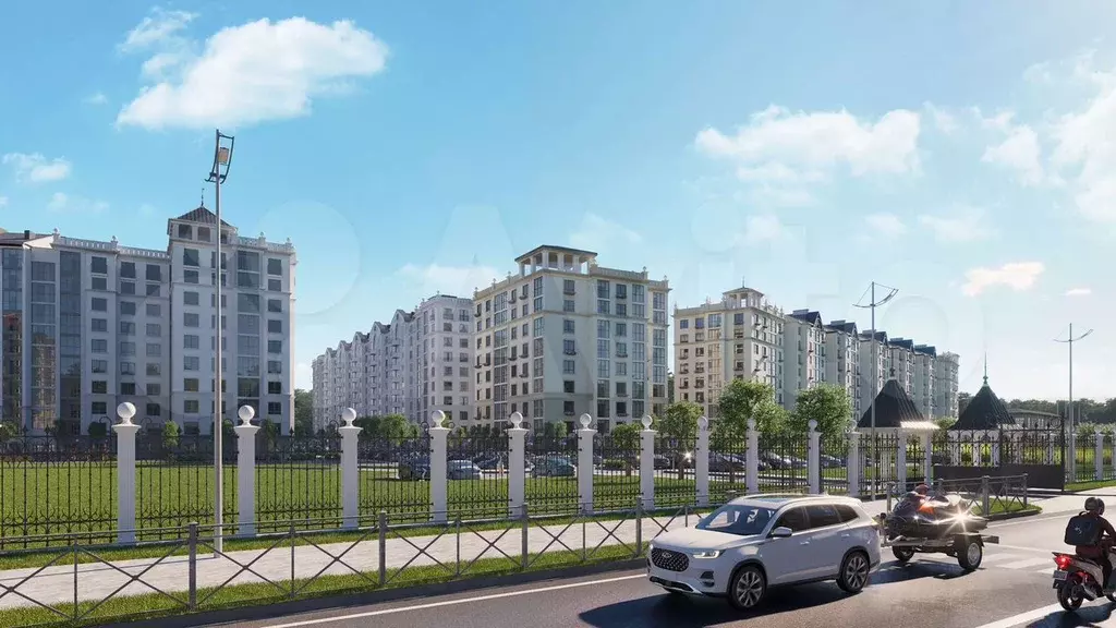 1-к. квартира, 40,3 м, 8/9 эт. - Фото 1