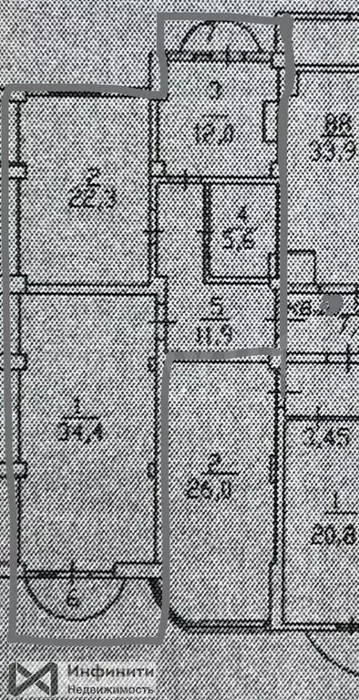 2-к. квартира, 91 м, 7/11 эт. - Фото 0