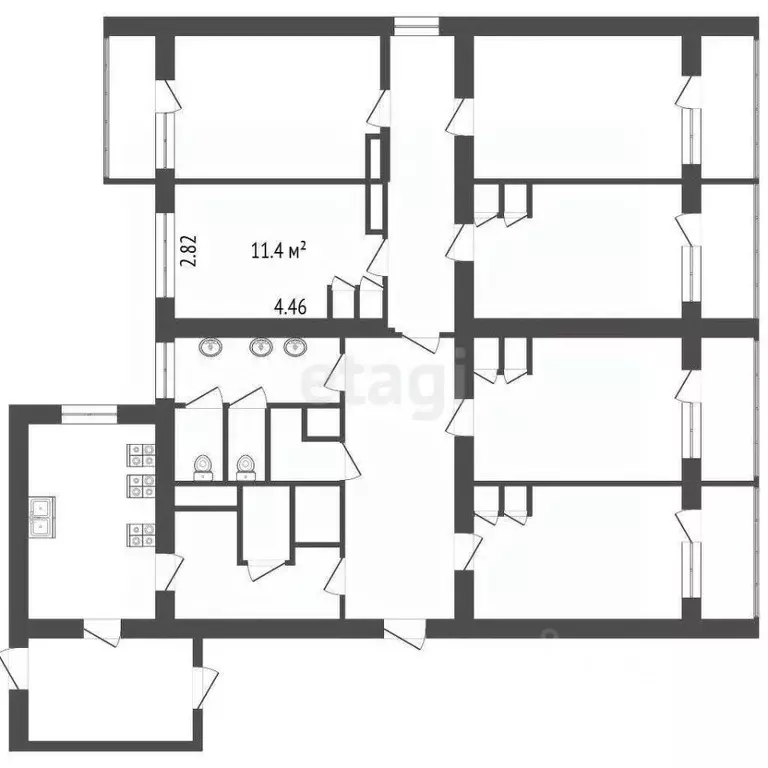 Комната Санкт-Петербург ул. Композиторов, 24К3 (11.4 м) - Фото 1