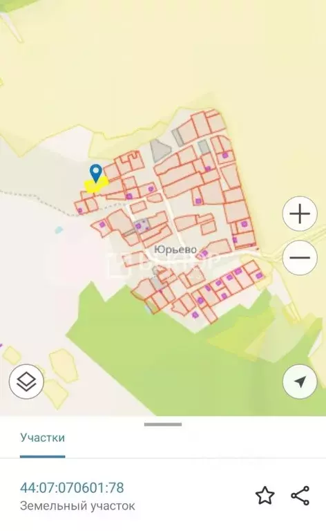 Участок в Костромская область, Костромской район, Минское с/пос, д. ... - Фото 2