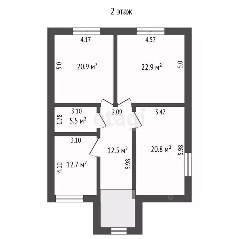 Дом в Калужская область, Калуга городской округ, д. Желыбино ул. ... - Фото 2