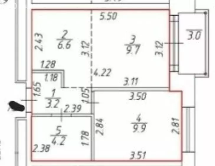 2-комнатная квартира: Санкт-Петербург, набережная Обводного канала, ... - Фото 1