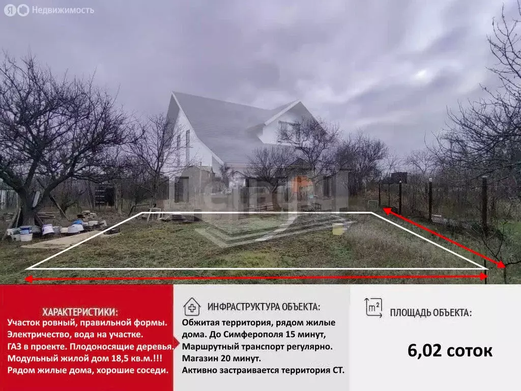 Участок в Урожайновское сельское поселение, СТ Тепловик-2 (6.02 м) - Фото 2