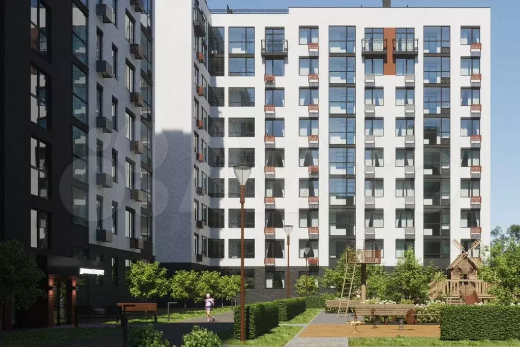 2-к. квартира, 55,3 м, 5/9 эт. - Фото 0