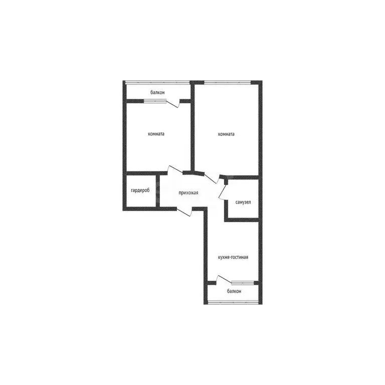 2-комнатная квартира: Краснодар, Тепличная улица, 62/1к6 (53 м) - Фото 0