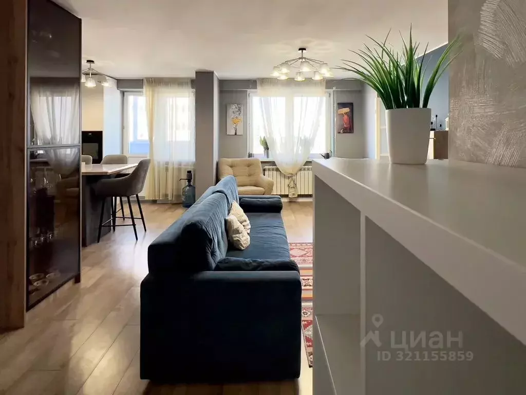 1-к кв. Смоленская область, Смоленск ул. Попова, 113 (60.0 м) - Фото 2