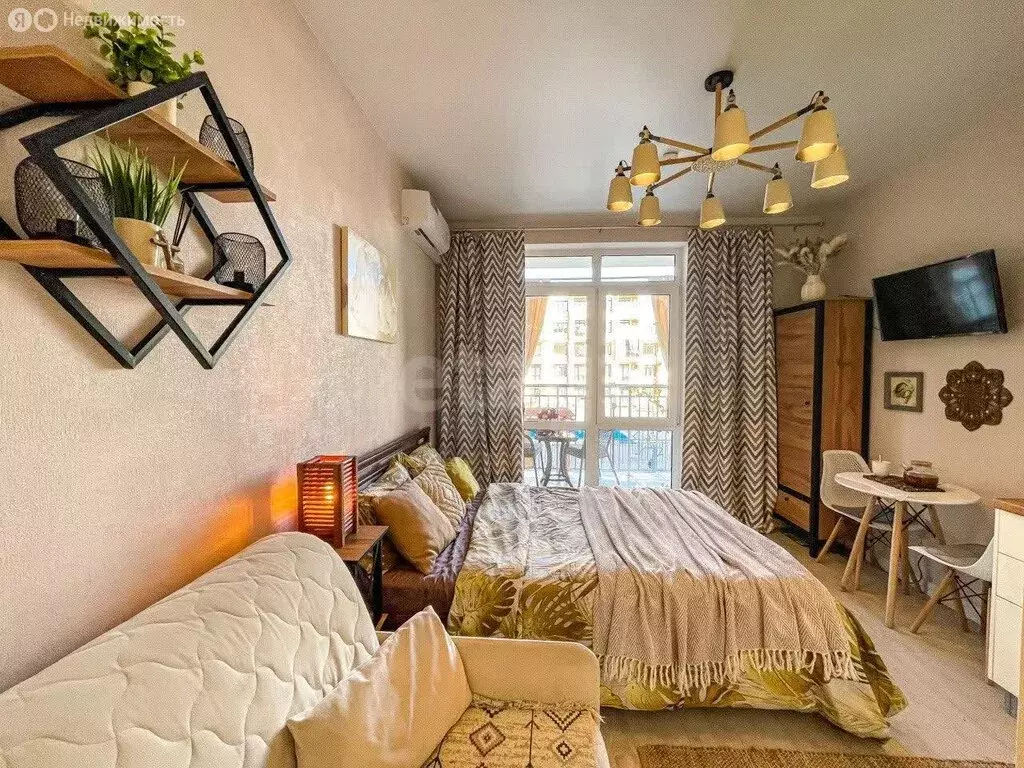 Квартира-студия: село Сукко, Мирная улица, 9к2 (19.5 м) - Фото 2