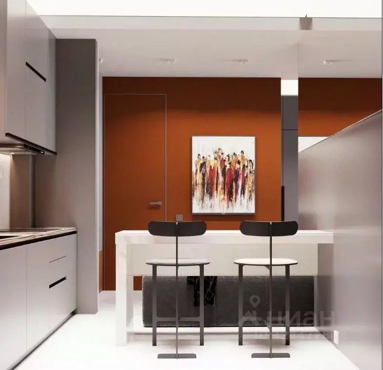 Студия Москва 2-я Хуторская ул., 34 (27.0 м) - Фото 1