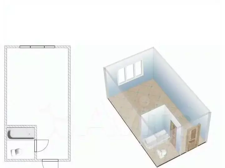 Комната Кемеровская область, Кемерово просп. Ленина, 137б (12.0 м) - Фото 1