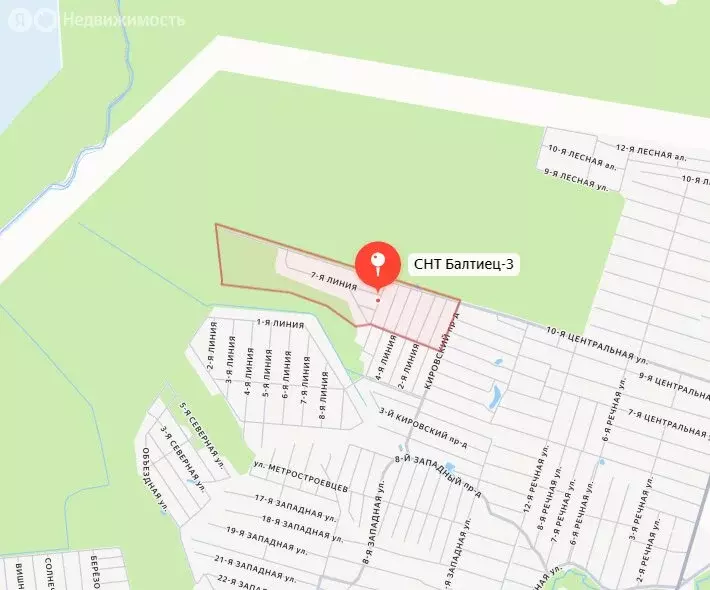 Участок в Ропшинское сельское поселение, садоводческий массив Новая ... - Фото 1