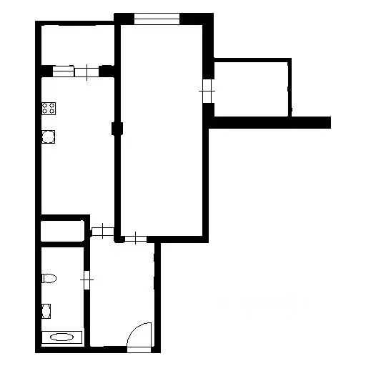 1-к кв. Воронежская область, Воронеж Минская ул., 69Д (49.0 м) - Фото 2
