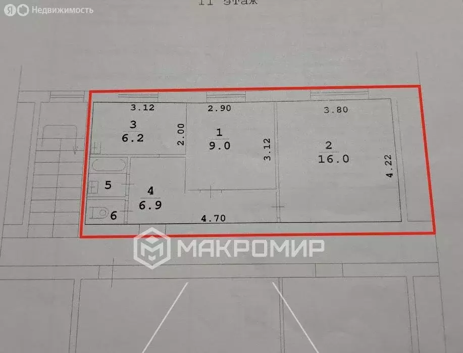 2-комнатная квартира: Пермь, улица Пушкина, 108А (40.4 м) - Фото 1