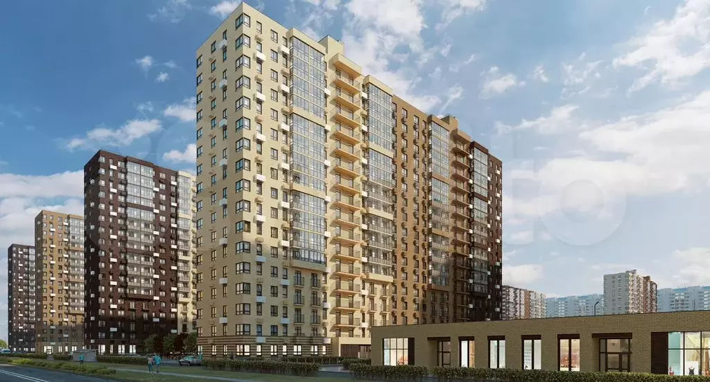 Квартира-студия, 26,6 м, 15/17 эт. - Фото 1