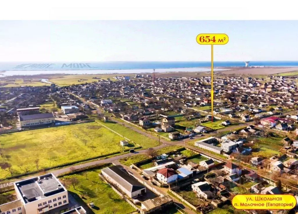 Участок в Крым, Сакский район, с. Молочное ул. Победы, 36 (6.5 сот.) - Фото 2