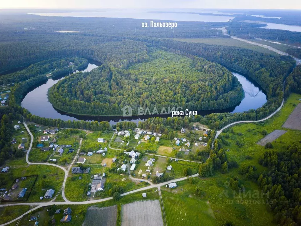 Участок в Карелия, Кондопожский район, Гирвасское с/пос, д. Красная ... - Фото 1