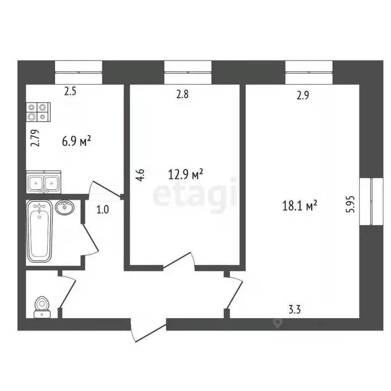 2-к кв. Ставропольский край, Предгорный муниципальный округ, с. ... - Фото 2
