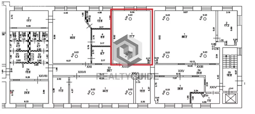 Офис (51.7 м) - Фото 2