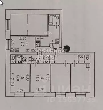 2-к кв. Омская область, Омск просп. Космический, 97Ак3 (45.0 м) - Фото 2