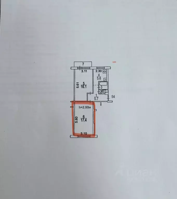 Комната Москва пос. Дома отдыха Пахра, 5 (17.4 м) - Фото 1
