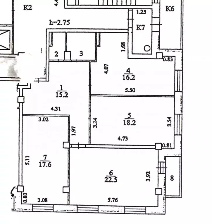 3-к кв. Московская область, Королев проезд Матросова, 1/6 (94.9 м) - Фото 2