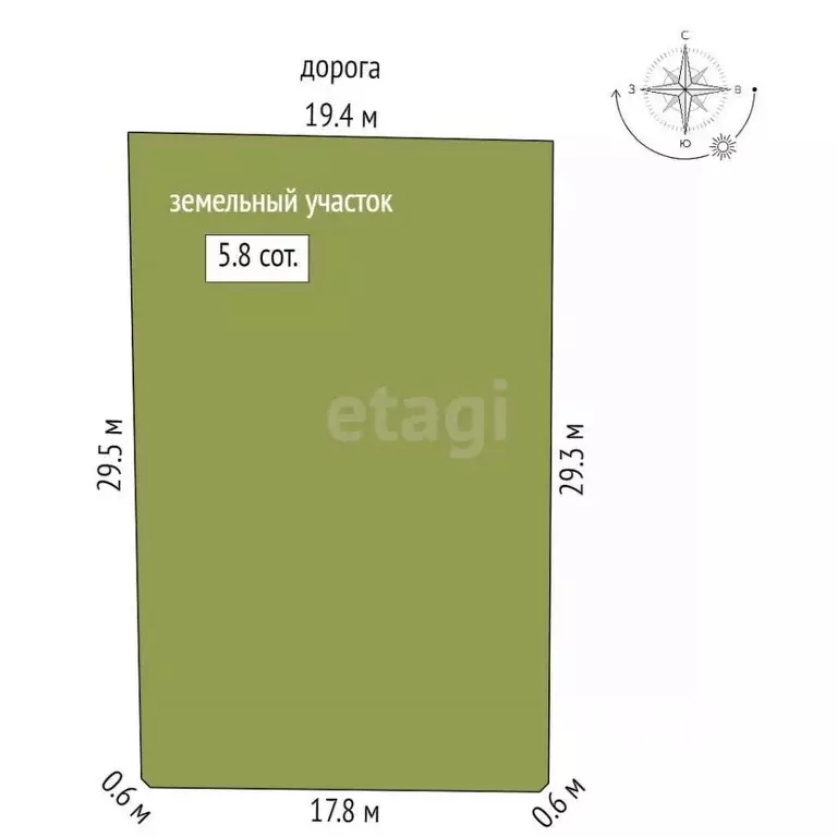 Участок в Ростовская область, Ростов-на-Дону Защитник садовое ... - Фото 2