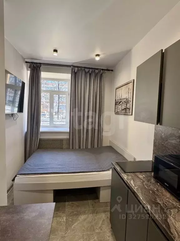 Студия Санкт-Петербург Бумажная ул., 22к2 (12.1 м) - Фото 1