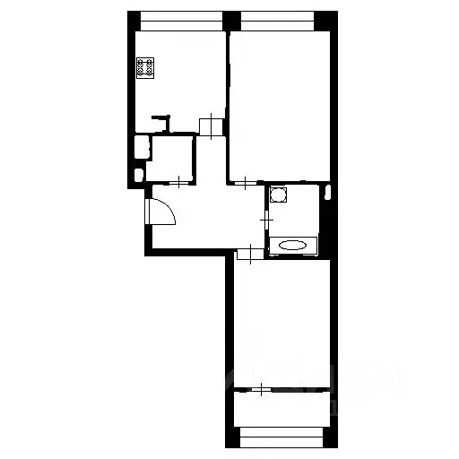 2-к кв. Москва Гжатская ул., 5к1 (70.0 м) - Фото 2