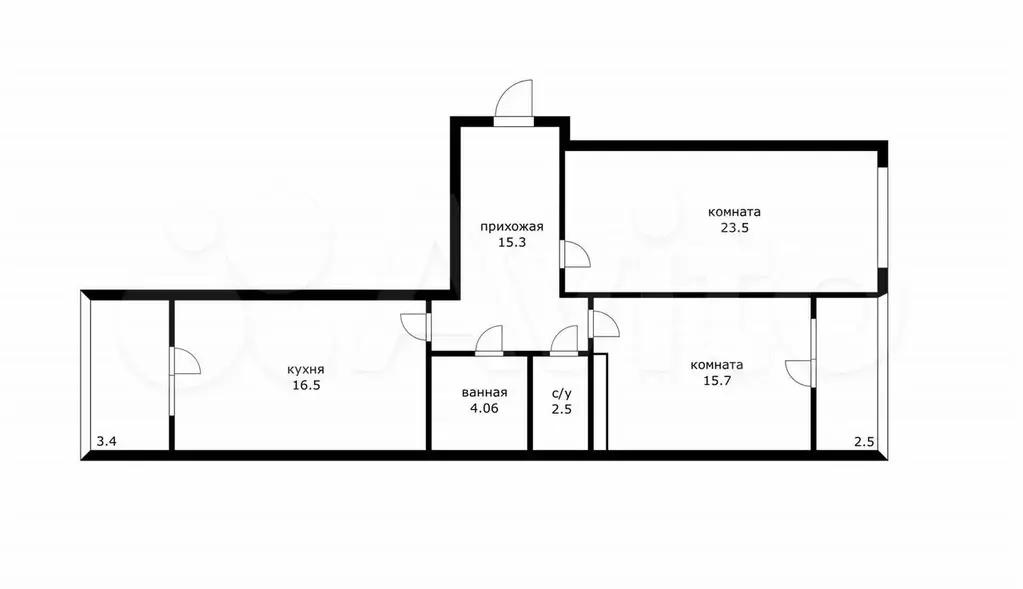2-к. квартира, 90 м, 20/24 эт. - Фото 0