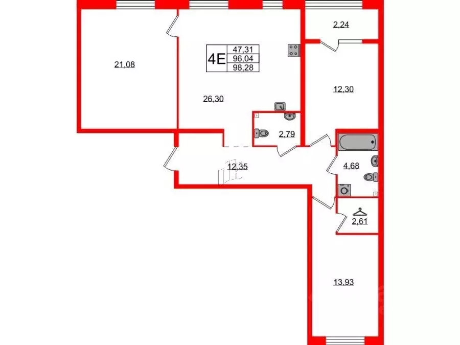 3-к кв. Санкт-Петербург, Санкт-Петербург, Сестрорецк Авиационная ул., ... - Фото 1