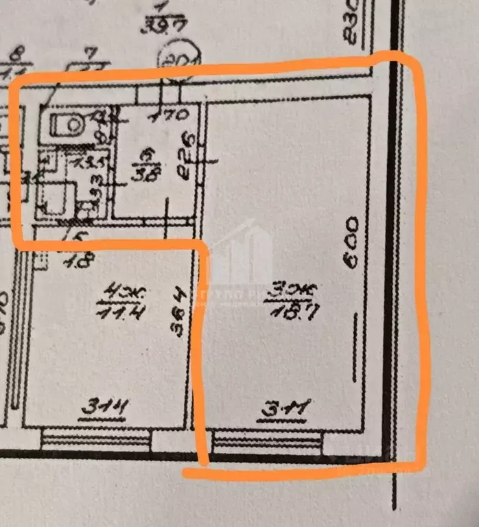 Комната Калининградская область, Калининград ул. Сергея Тюленина, 6 ... - Фото 2