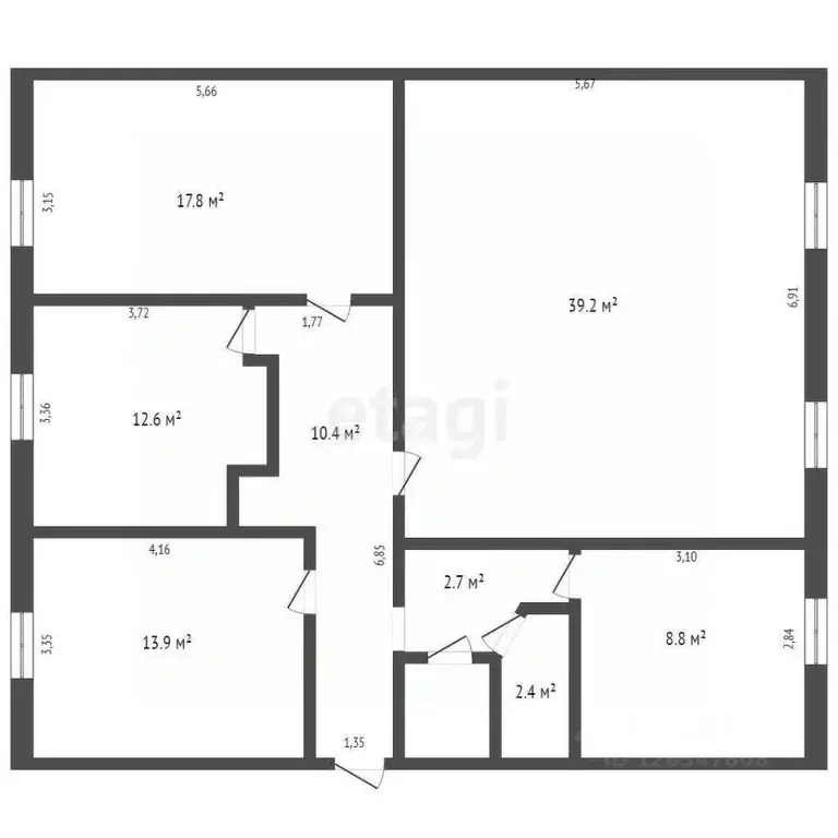 4-к кв. Новосибирская область, Обь Степная ул., 12 (108.9 м) - Фото 0