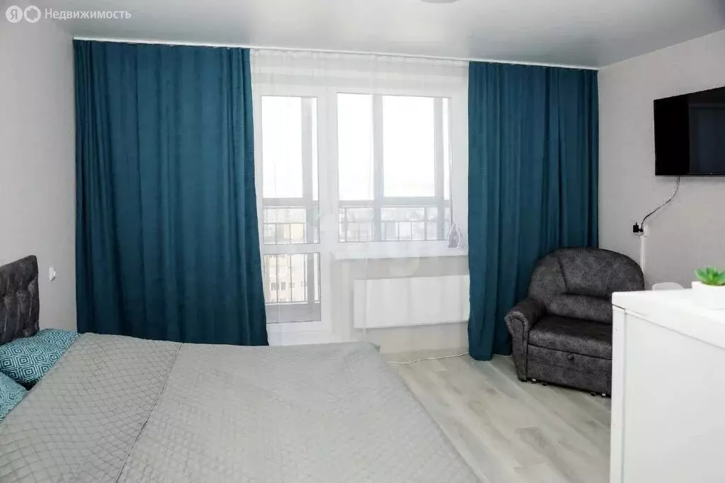 Квартира-студия: Курган, жилой район Заозёрный, 5-й микрорайон, 35А ... - Фото 0