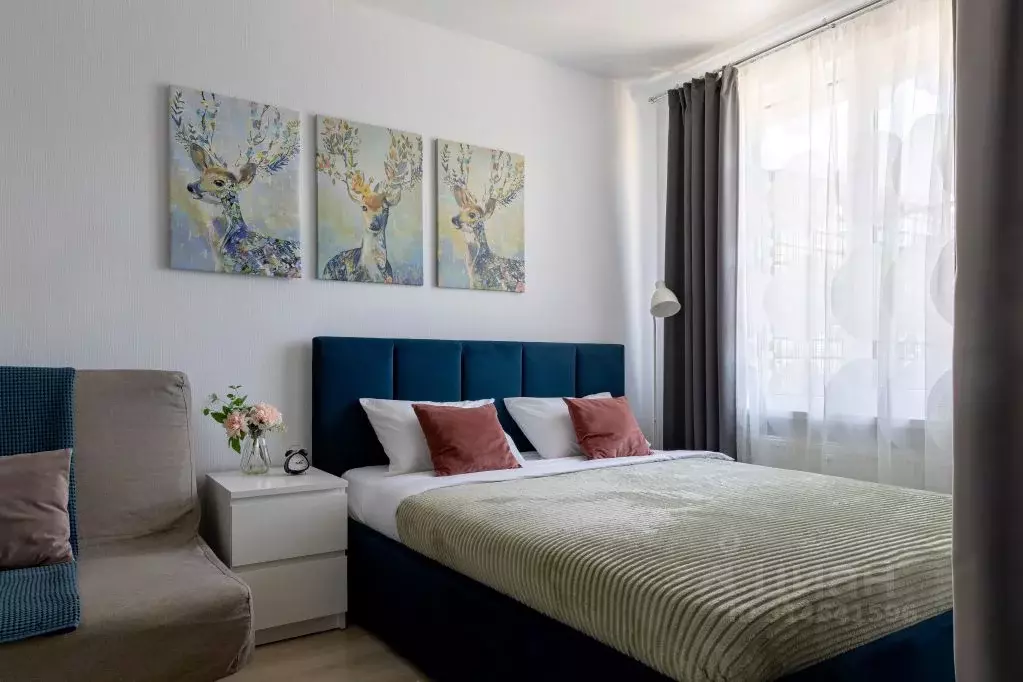 Студия Санкт-Петербург ул. Федора Котанова, 13к2 (28.0 м) - Фото 1